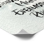 Waterverf abstract dat Hij geroepen zal worden Poster (Hoek)