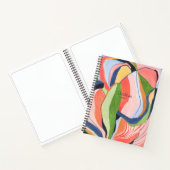 Waterverf Abstract deugen handboek Notitieboek (Binnen)