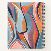 Waterverf Abstract deugen handboek Notitieboek (Achterkant)