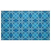 Waterverf Abstract Floral Denim Blue Stof (Fat Quarter)