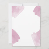 Waterverf Abstract | Geometrische cirkelbruiloft Kaart (Achterkant)