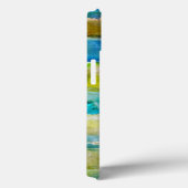 Waterverf abstract groen, blauw Case-Mate iPhone case (Achterkant / Rechts)