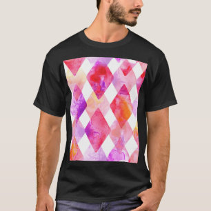 Waterverf Abstract: Hand geschilderd naadloos. T-shirt