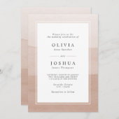 Waterverf Abstract huwelijk Kaart (Voorkant / Achterkant)