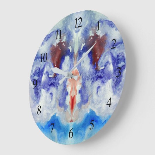 WATERVERF ABSTRACT I GROTE KLOK (Hoek)