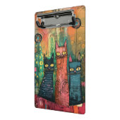 Waterverf  Abstract Kat Mini Klembord (Angled2)