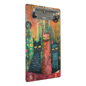 Waterverf  Abstract Kat Mini Klembord (Schuin)