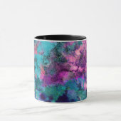 Waterverf Abstract Kosmisch Kleur Schilderij Met I Mok (Midden)