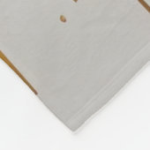 Waterverf Abstract Landschap Schilderen Goud Fleece Deken (Hoek)