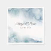 Waterverf Abstract Lijst Servet (Voorkant)