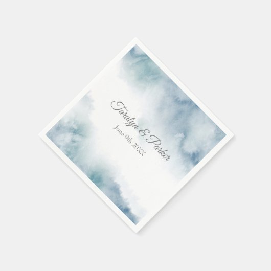 Waterverf Abstract Lijst Servet (Hoek)