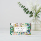 Waterverf Abstract Manuscript Wavy beroeps Visitekaartje (Staand voorkant)