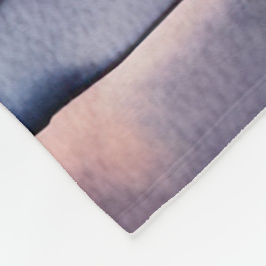 Waterverf Abstract Modern Schilderij Cityscape Fleece Deken (Hoek)