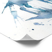 Waterverf Abstract paard en schil Poster (Hoek)