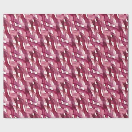 Waterverf Abstract patroon Bourgogne Cadeaupapier (Vlak)