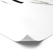 Waterverf abstract portret van jonge vrouwen, poster (Hoek)