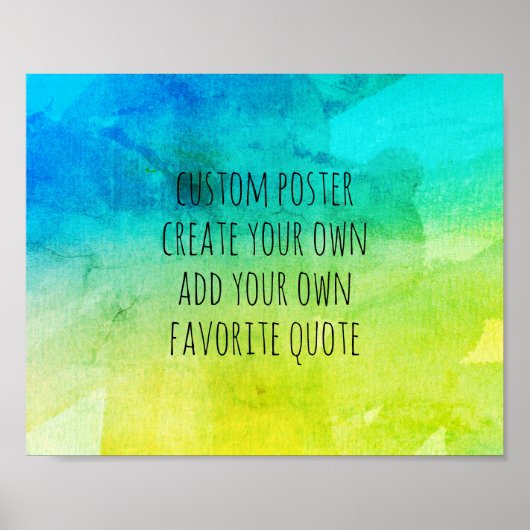 waterverf abstract poster creëer (Voorkant)