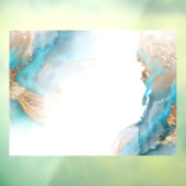 Waterverf abstract raamsticker (Vel 3)