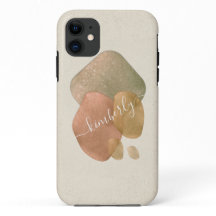 Waterverf Abstract Roze Gouden Glitter Vormen Naam