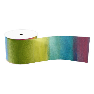 waterverf abstract schilderen grosgrain lint