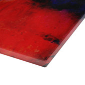 Waterverf Abstract Snijplank (Hoek)