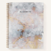 Waterverf Abstract Spiral Notitieboek (Voorkant)
