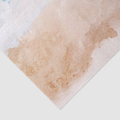 Waterverf Abstract strand Tissuepapier (Detail)