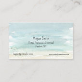 Waterverf Abstract Visitekaartje (Voorkant)