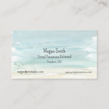 Waterverf Abstract Visitekaartje