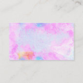 Waterverf Abstract Visitekaartje (Achterkant)