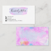 Waterverf Abstract Visitekaartje (Voorkant / Achterkant)