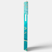 Waterverf Abstract Zee Tropische turquoise Case-Mate iPhone Case (Achterkant / Rechts)