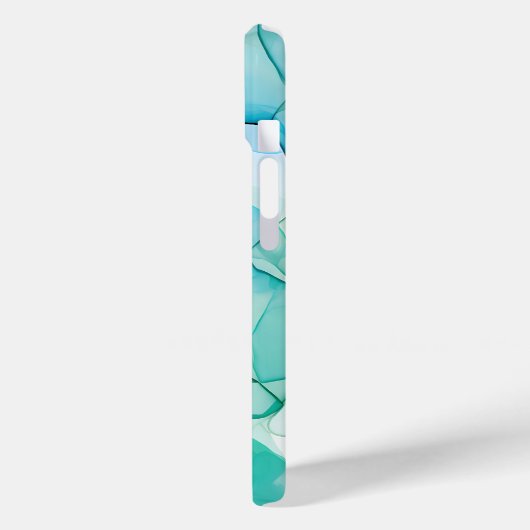 Waterverf Abstract Zeeen glas met naam Case-Mate iPhone Case (Achterkant / Links)