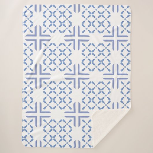 Waterverf Abstracte achtergrond 4 Sherpa Deken (Voorkant)