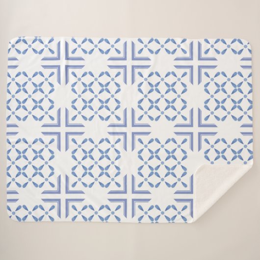 Waterverf Abstracte achtergrond 4 Sherpa Deken (Voorkant (horizontaal))