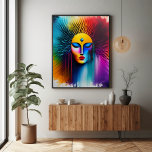 Waterverf Abstracte Ai Art Poster<br><div class="desc">Voeg een stukje creativiteit en elegantie toe aan je muren met Waterverf Woman Abstract Ai Art. Ideaal voor thuisdecor of als geschenk voor geliefden. Deze unieke en geavanceerde wandkunst is zeker om indruk te maken.</div>