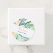 Waterverf Abstracte Art - Aangepaste favoriet, Pro Bedankjes Labels (In situ)