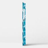 Waterverf abstracte blauwe driehoeken naadloze bac Case-Mate iPhone case (Achterkant / Links)