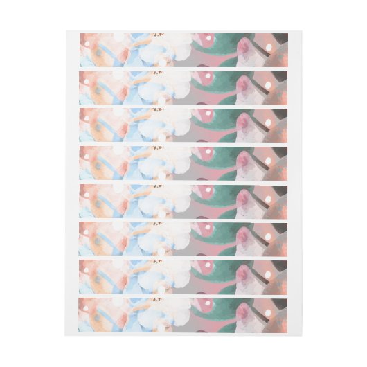 Waterverf Abstracte Bloemen 1 (Vel)