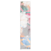 Waterverf Abstracte bloemen 1 Korte Tafelloper (Voorkant)