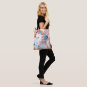 Waterverf Abstracte bloemen 1 Tote Bag (Op model)