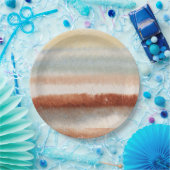 Waterverf Abstracte Boho Papieren Bordje (Feest)