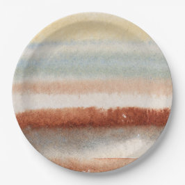 Waterverf Abstracte Boho Papieren Bordje