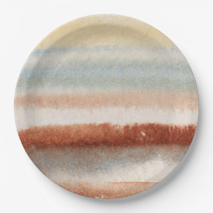 Waterverf Abstracte Boho Papieren Bordje