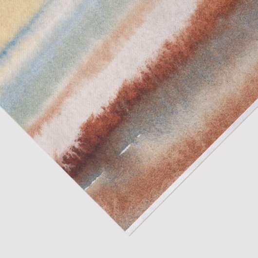 Waterverf Abstracte Boho Tissuepapier (Detail)