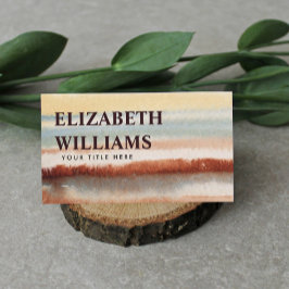 Waterverf Abstracte Boho Visitekaartje