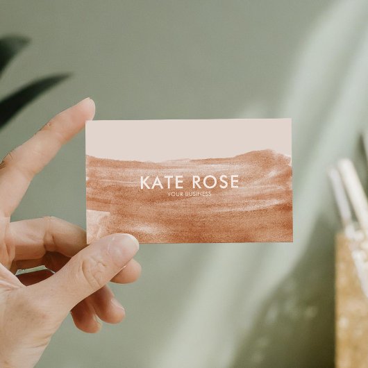 Waterverf Abstracte Boho Visitekaartje