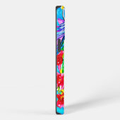 waterverf abstracte eenhoornvlam iPhone hoesje (Rechterkant)