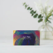 Waterverf Abstracte elegante Splatter Stroke Art Visitekaartje (Staand voorkant)