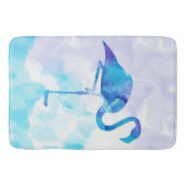 Waterverf Abstracte Flamingo Gifts Liefhebbers Badmat (Voorkant)